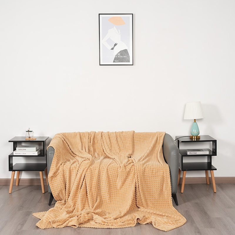 بطانية الحافة المطوية الفلانيل