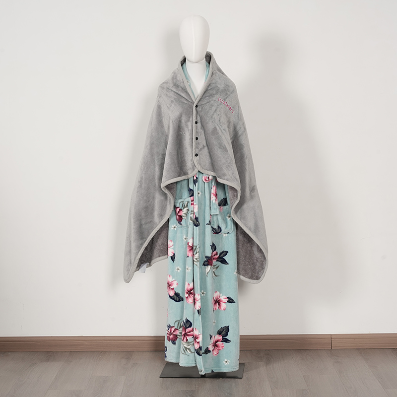 شال ملابس النوم الصلبة